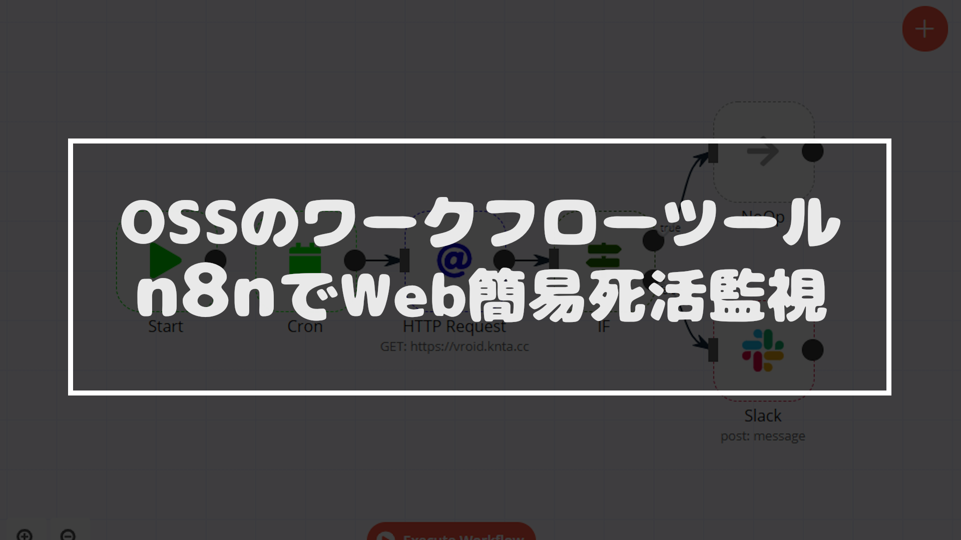 Read more about the article ワークフローツールn8nで超簡易的死活監視を構築してみました